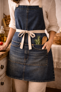 aus alter Jeans eine Schürze nähen